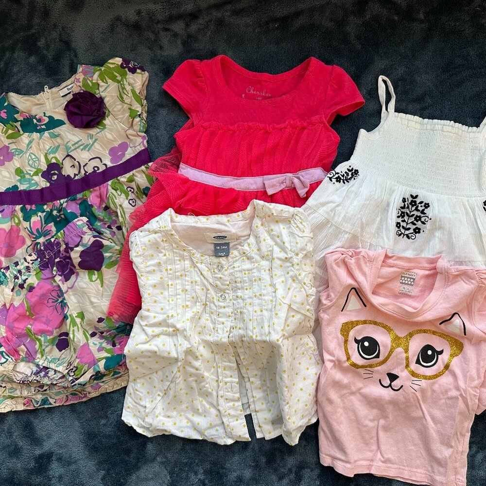 Baby Girl Bundle Size 18-24 mo. - Approx $4 per item